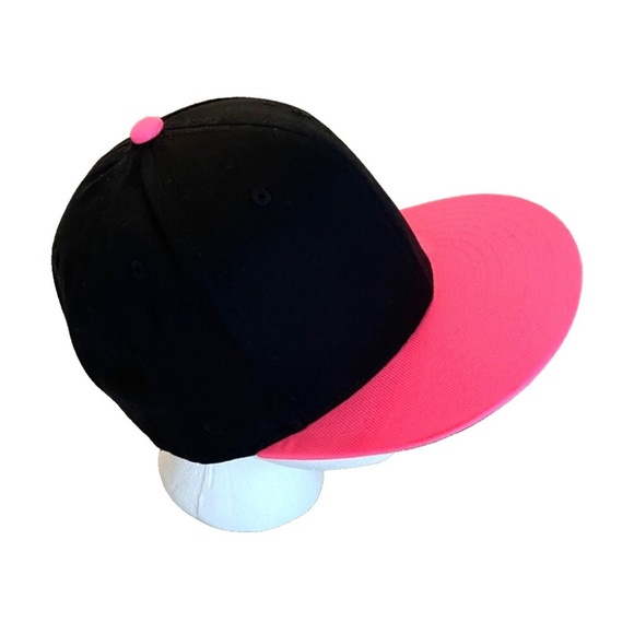 KB Ethos Snapback Trucker Cap; Lightbulb Design; Black/Pink; Adjustable - Picture 3 of 5